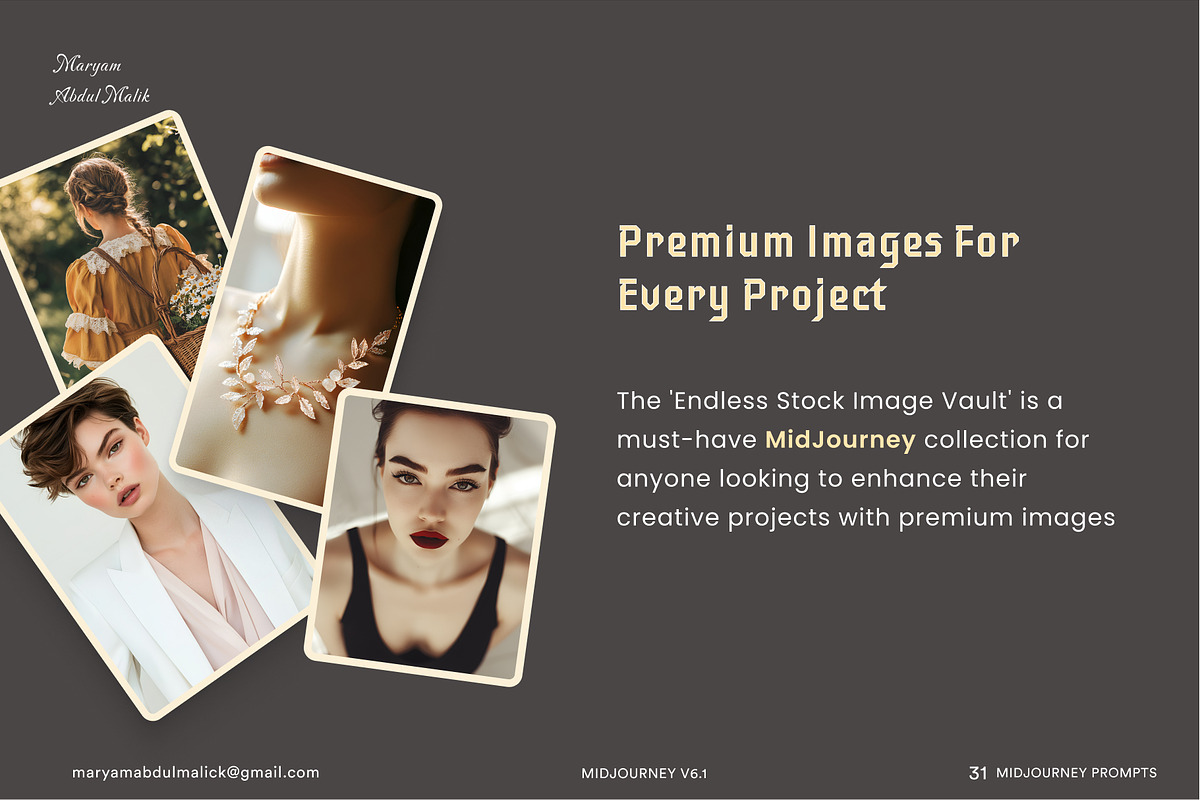 MidJourney Aesthetic Prompt Pack, a Photo by maryamdesignarts (Photo 7 of 9)