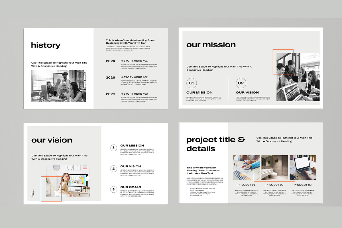 Minimal Presentation Template, a Presentation Template by MightyDesign (Photo 3 of 8)