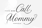 Call Mommy, a Script Font by Gatype (Thumbnail 1 of 12)