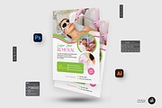 Beauty & Spa Center Flyer Template, a Flyer Template by Aam360 (Thumbnail 2 of 3)