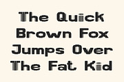 Baedar Refracted, a Sans Serif Font by Craft Supply Co. (Thumbnail 4 of 8)