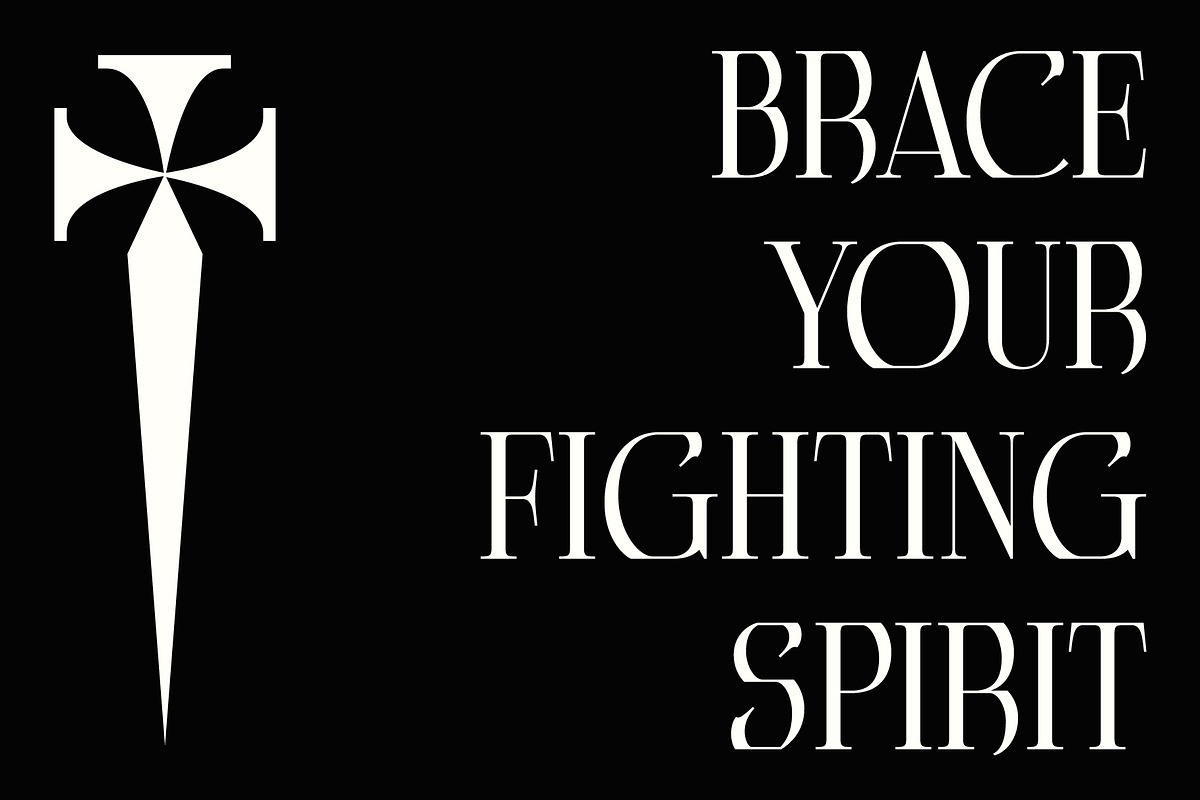 Adeoosa – Gothic Serif Display, a Serif Font by MooneseyeType (Photo 2 of 9)