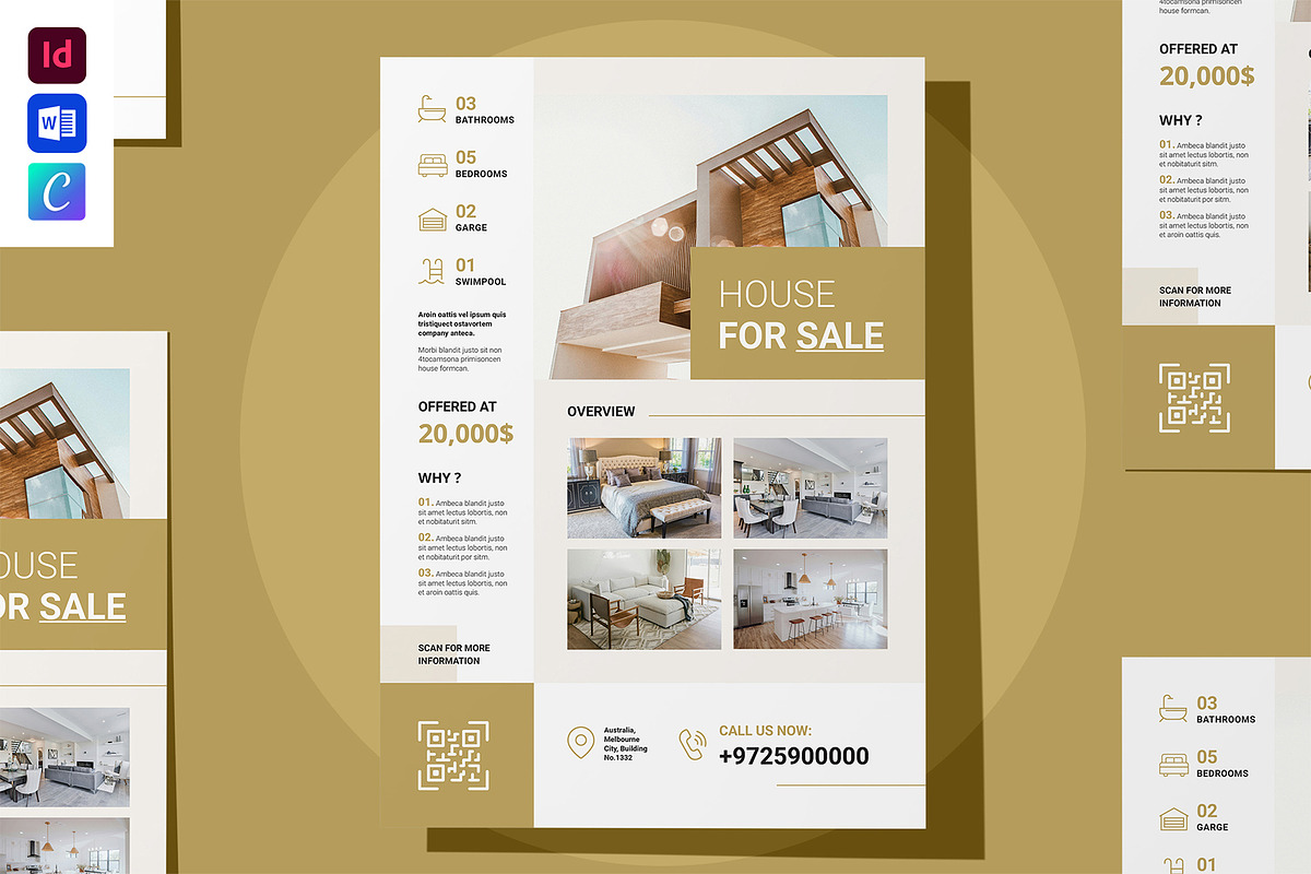 Real Estate Flyer, a Flyer Template by WOWPro (Photo 1 of 3)