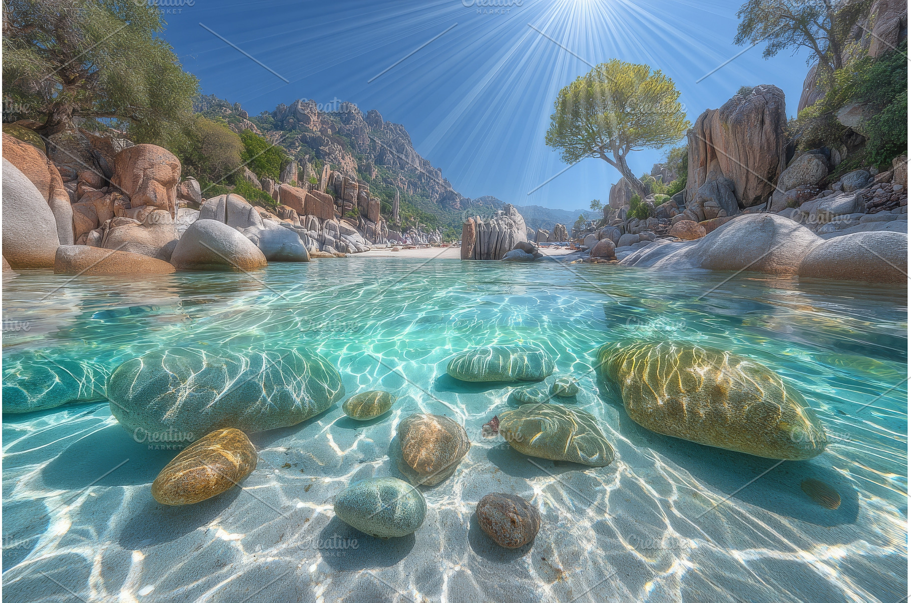 A beautiful underwater setting with, a Nature Photo by ZinetroN