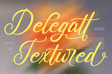 Delegatt Textured Elegant Script