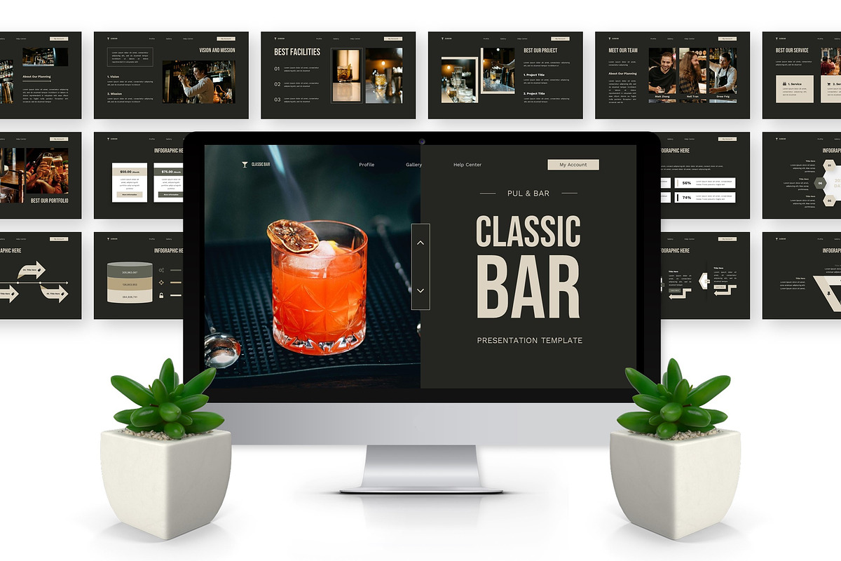 Classic Bar - Pub & Bar Powerpoint preview 5