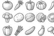 Vegetable Icons, an Object Graphic by nikagraphic (Thumbnail 2 of 3)