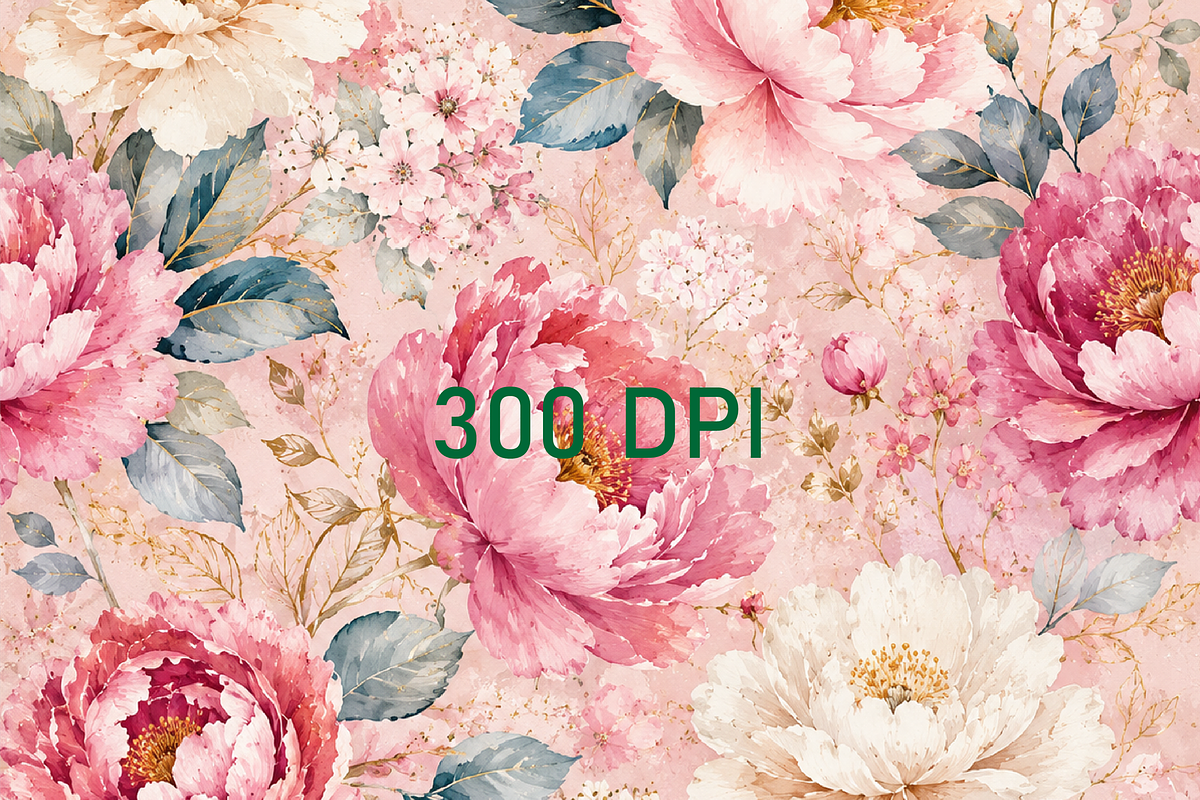 Bloom Seamless Digital Paper, a Texture Graphic by Printable Design Store (Photo 3 of 3)