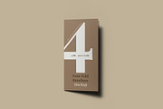 4 Fold DL Brochure Mockup - 8 Views, an Advertising Mockup by Illusiongraphic (Thumbnail 9 of 20)