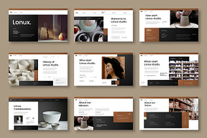 Lonux Business Keynote Template