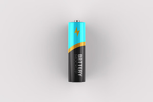 Battery Mockup - 8 Views