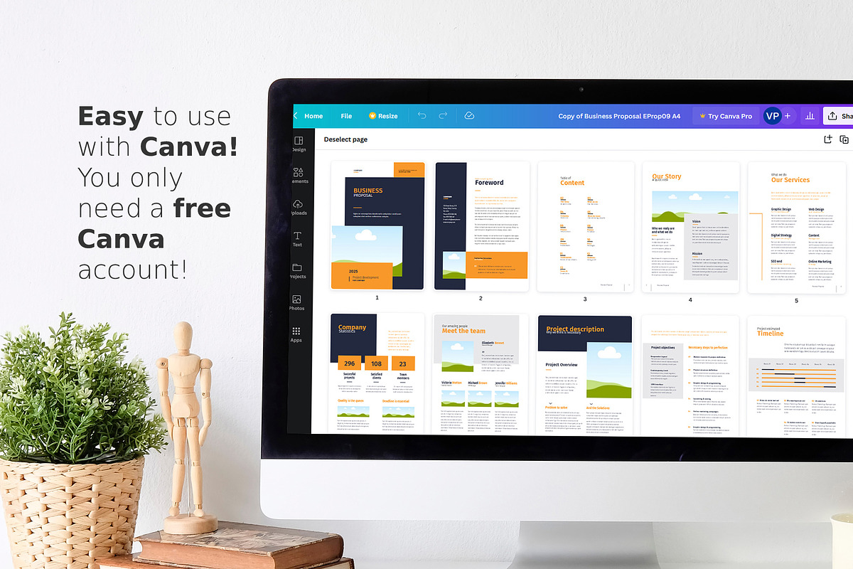 Canva Business Proposal, a Brochure Template by Sabin (Photo 6 of 7)