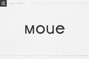 Moue - Display Typeface