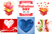 Happy Valentines Day Concepts, a Decorative Illustration by TAlex (Thumbnail 1 of 6)