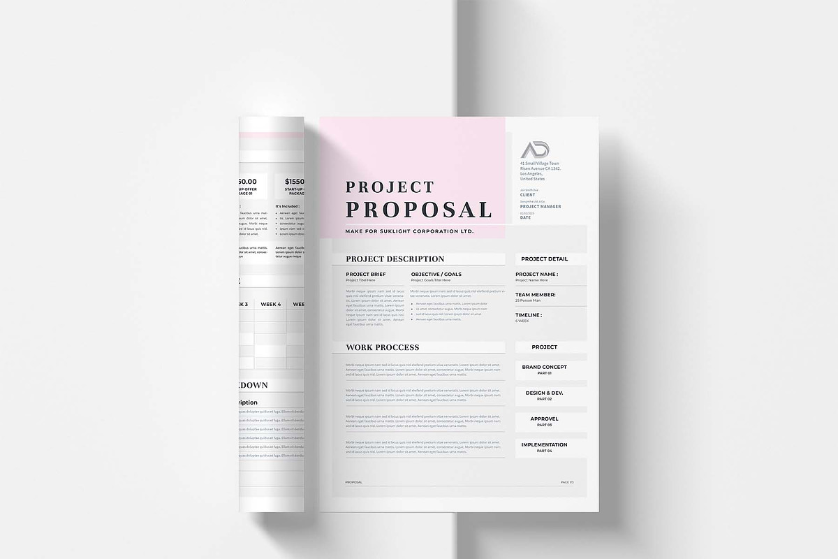 Proposal | MS Word & Indesign, a Stationery Template by design_hut (Photo 6 of 7)