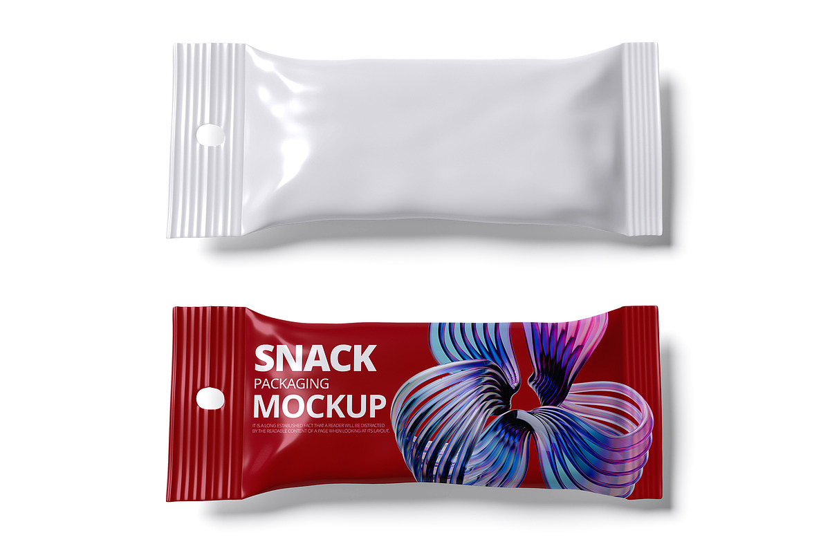 Snack Packaging Mockup, a Packaging Mockup by Designbuys (Photo 3 of 4)