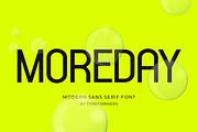 Moreday - Modern Sans Serif, a Sans Serif Font by Typeformers (Thumbnail 1 of 5)