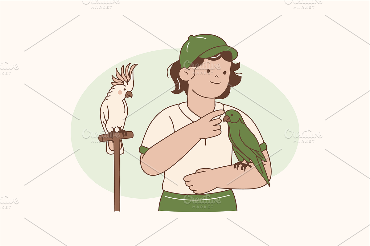 Zoologists Illustration, an Object Graphic by Jump Studio (Photo 7 of 14)