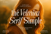 The Velmira Serif Simple, a Serif Font by Slex Studio (Thumbnail 1 of 15)