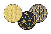 ART DECO Pattern Golden Collection, a Pattern Graphic by LoveDesignShop (Thumbnail 4 of 7)