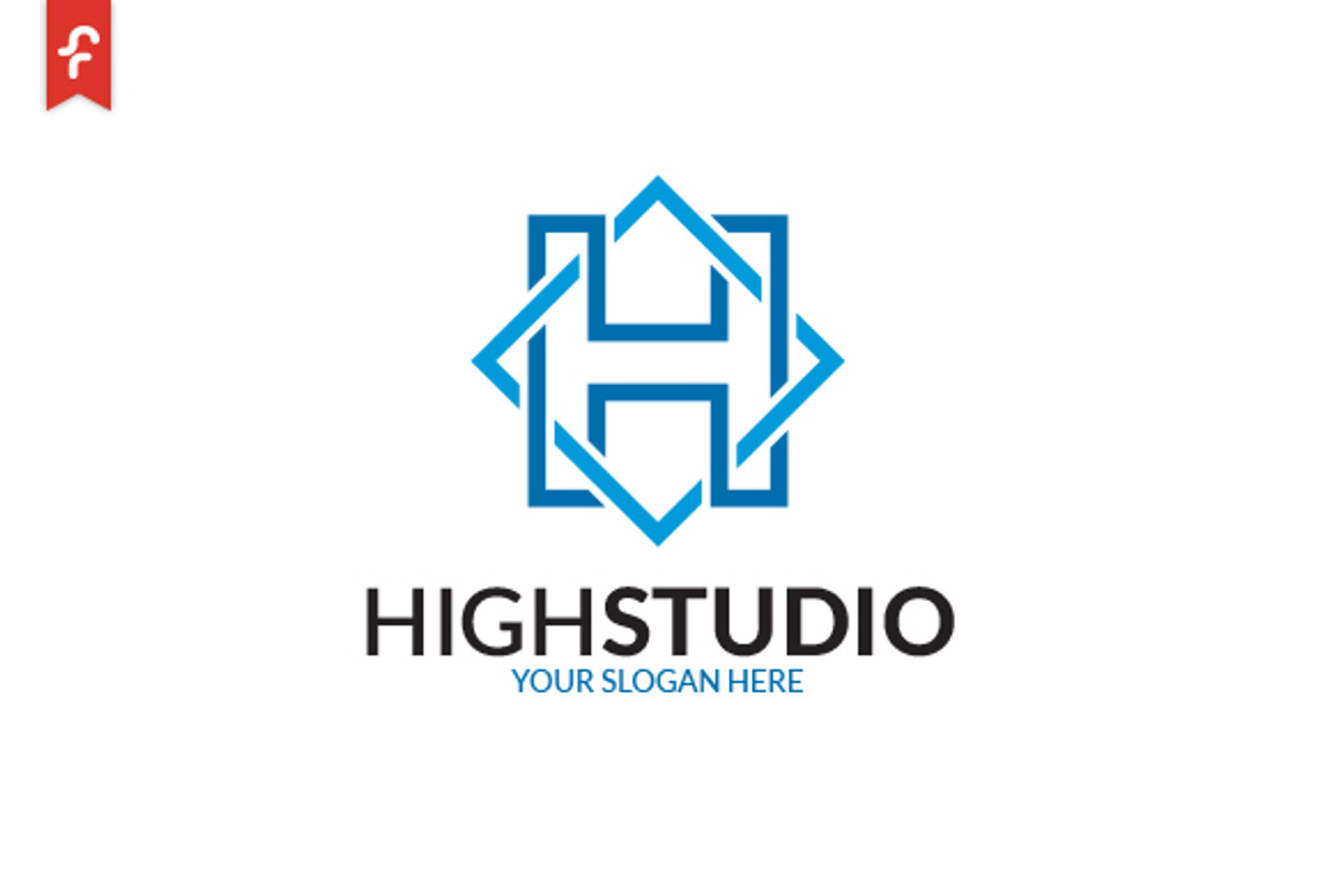 High Studio Logo, a Branding & Logo Template by ft.studio