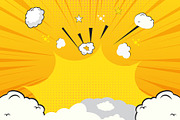 48 Vector Comic Background Bundle, a Background Graphic by MRI STUDIO (Thumbnail 9 of 18)