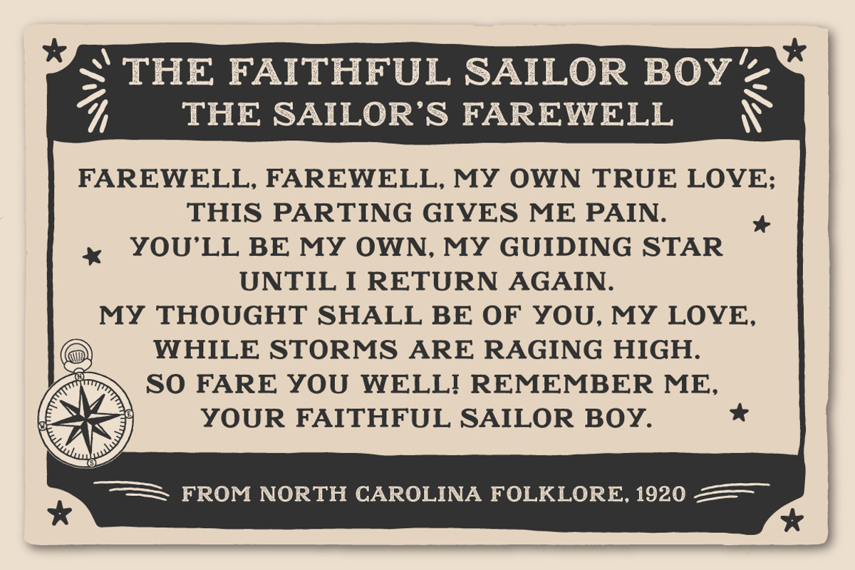 Sailors Diary Title Slab, a Serif Font by BAD TASTE (Photo 3 of 7)
