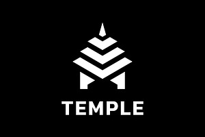 Pagoda Temple Simple Logo, a Branding & Logo Template by ika trisiana
