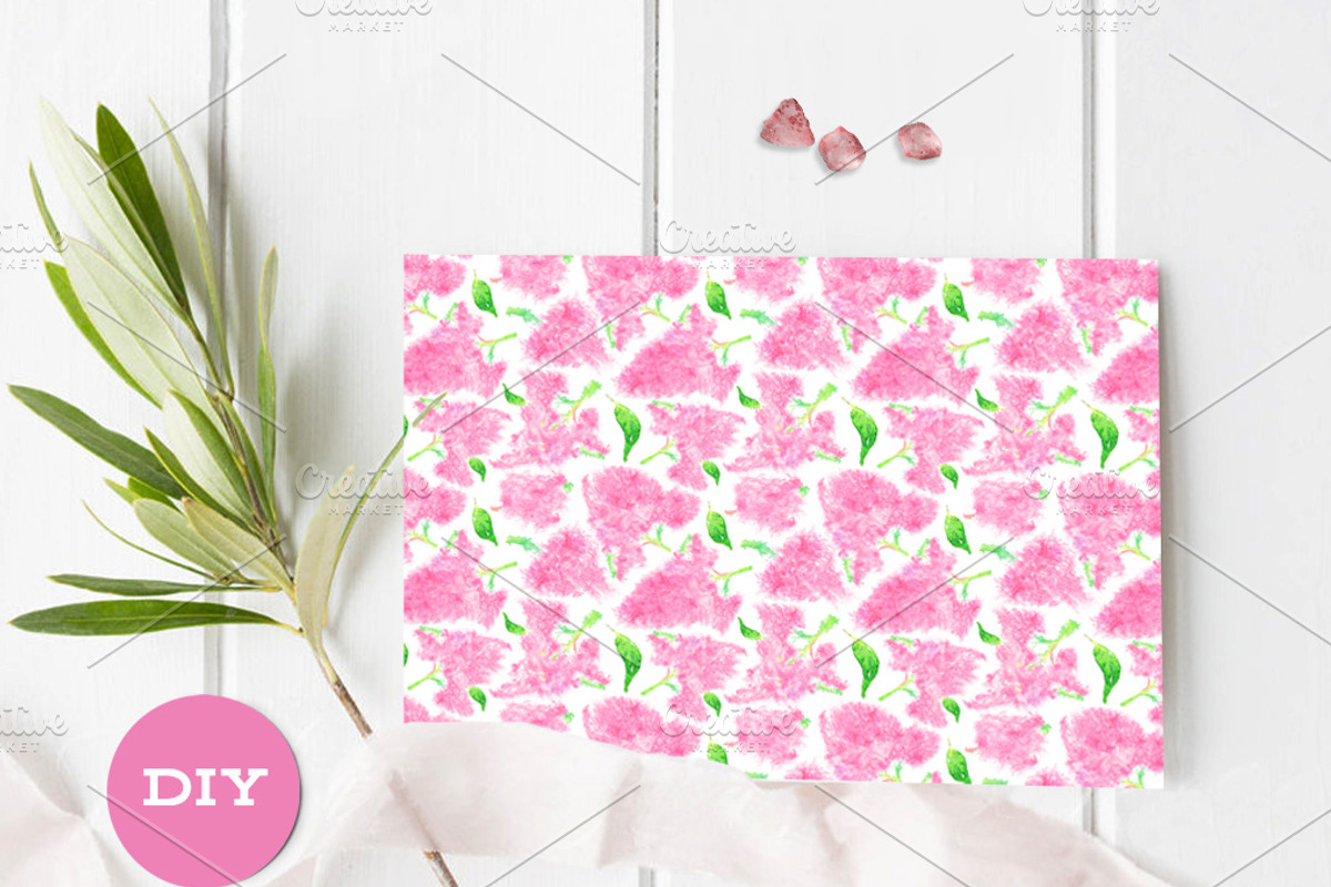 Pink Lilac Watercolor Wedding Suite, a Stationery Template by Love Design (Photo 13 of 14)