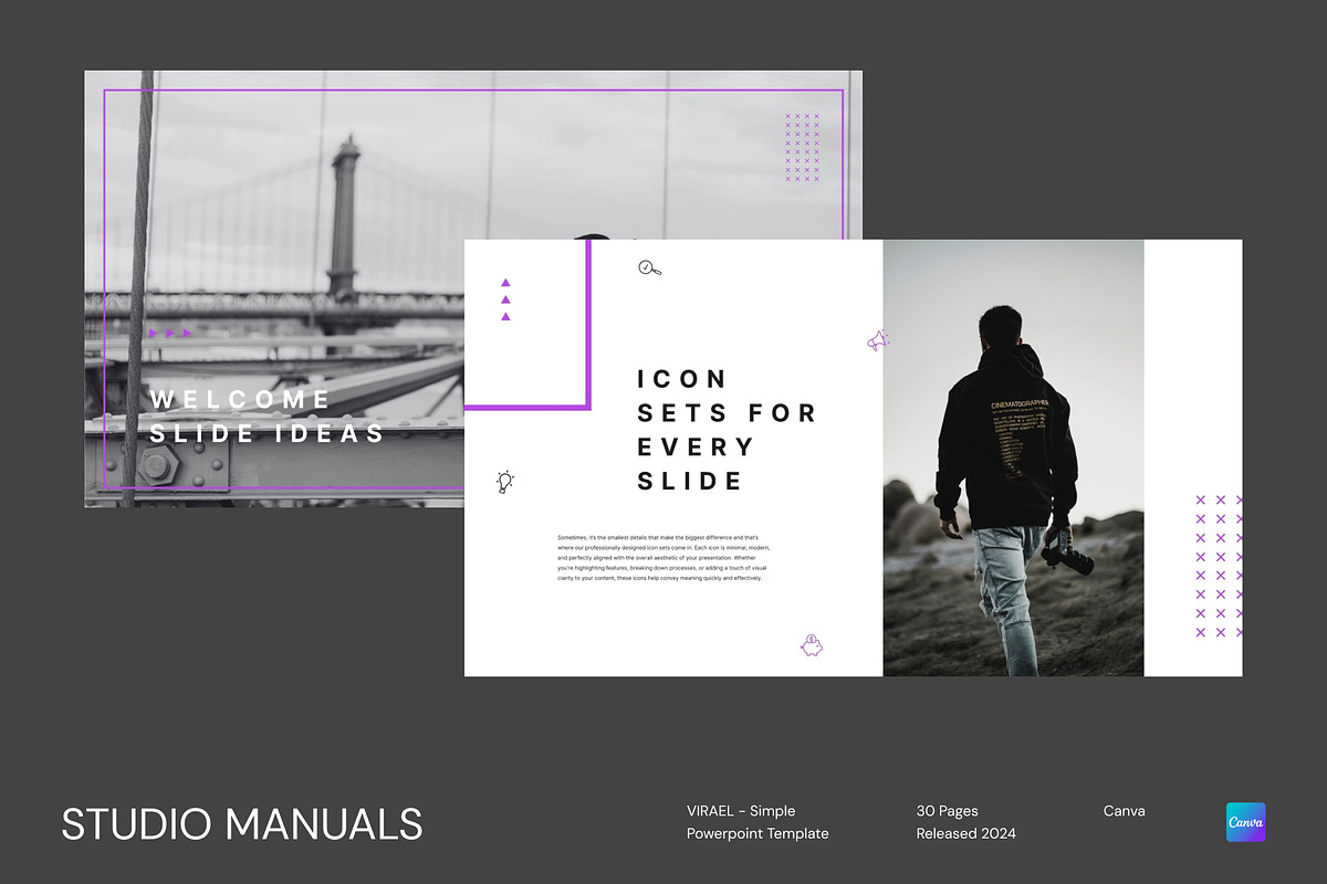 VIRAEL - Simple Powerpoint Template, a Social Media Template by Studio Manuals (Photo 5 of 8)