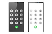 Realistic mobile phone with dial or, a Technology Illustration by Vectorbuum (Thumbnail 1 of 3)