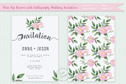 Rosehip Watercolor Wedding Invite, an Invitation Template by Love Design (Thumbnail 1 of 7)