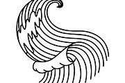 Oriental waves icon japan, an Object Illustration by Things for designers (Thumbnail 2 of 3)