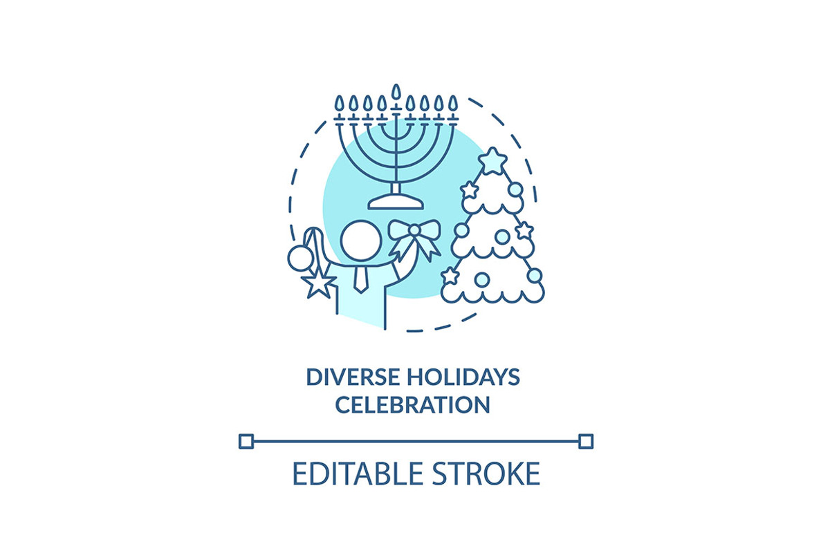 Diverse holidays celebration, an Icon by IMG Visuals