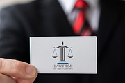 Professional Law Firm Logo Template, a Branding & Logo Template by YUDesignStore (Thumbnail 5 of 10)