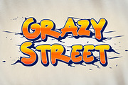 Grazy Street - Display Font, a Font by Fontcastle (Thumbnail 1 of 11)