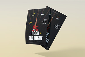Night Music Event Festival Flyer, a Flyer Template by Artnivora.Std