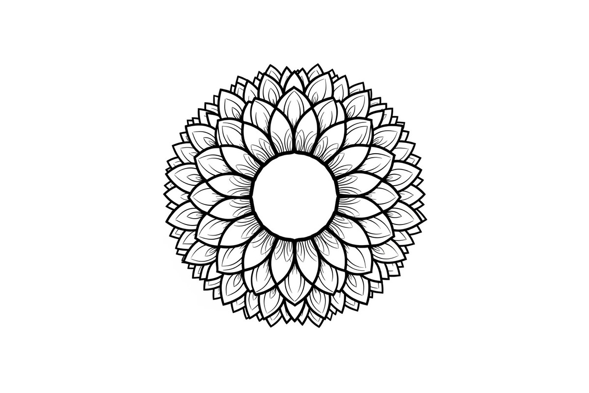Floral Mandala Circle Frame Bundle, an Illustration by Gaye Art (Photo 37 of 51)