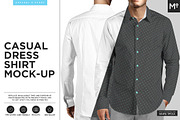 Casual Dress Shirt Mock-ups Set, a Shirt Mockup by Mocca Mockups Store (Thumbnail 1 of 11)