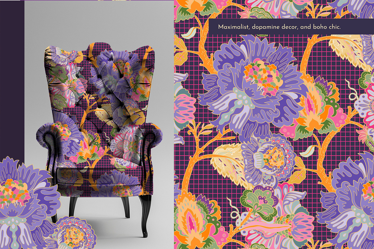 BOHEMIAN HARVEST HARMONY, a Pattern Graphic by Sonulkaster (Photo 6 of 9)