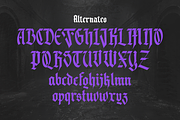 Olde Soul – Blackletter Style, a Blackletter Font by Almarkhatype (Thumbnail 9 of 11)