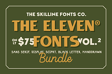 The Eleven Fonts Bundle Vol. 2