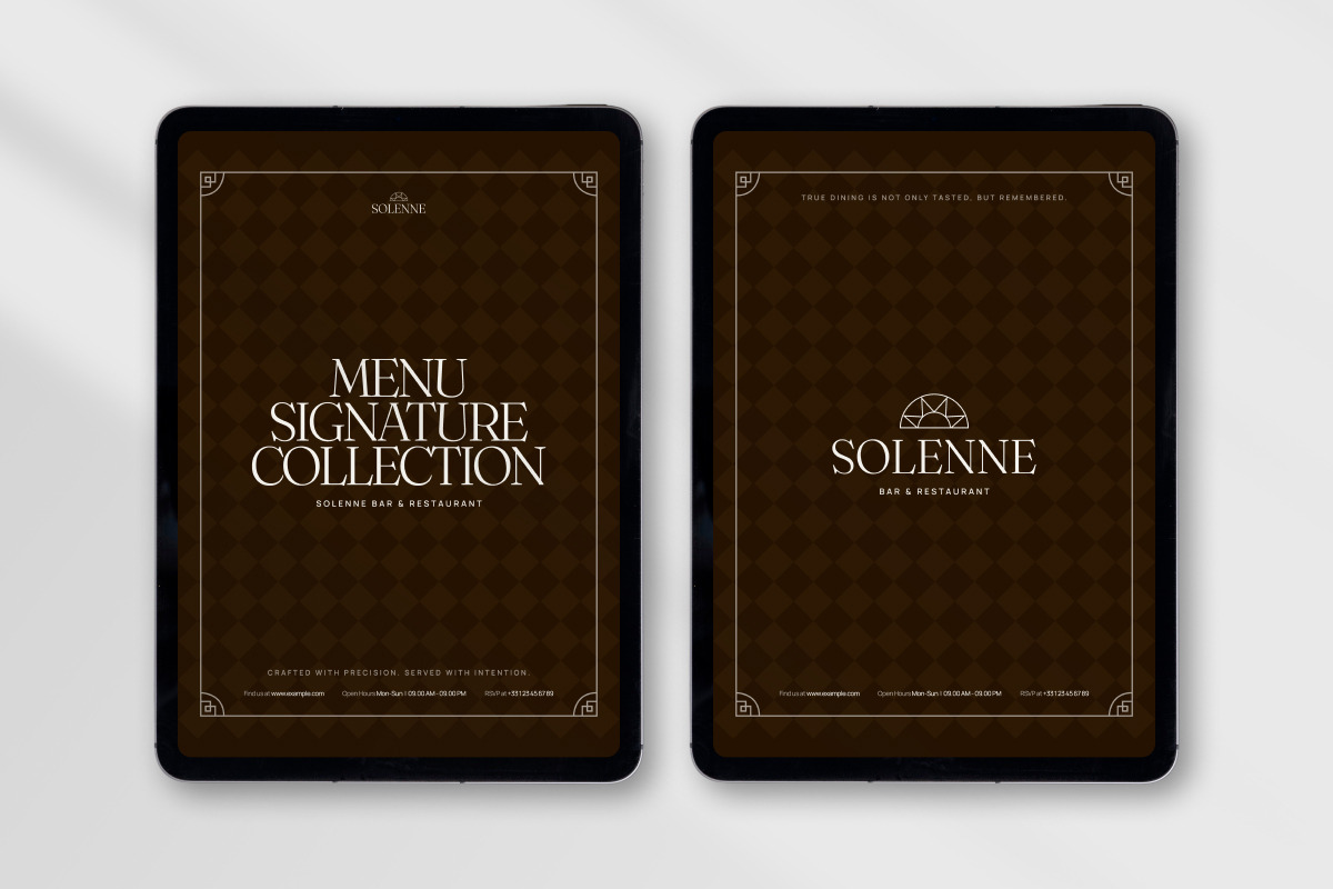 Restaurant Brochure Dark Edition, a Brochure Template by productype1 (Photo 6 of 6)