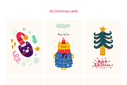 Christmas Cats, a Seasonal Illustration by MoleskoStudio (Thumbnail 6 of 26)