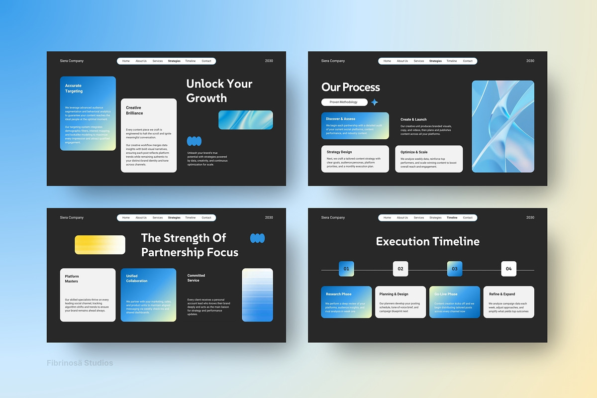 Data-Driven Social Media Agency, a Presentation Template by FIBRINOSÄ (Photo 5 of 7)