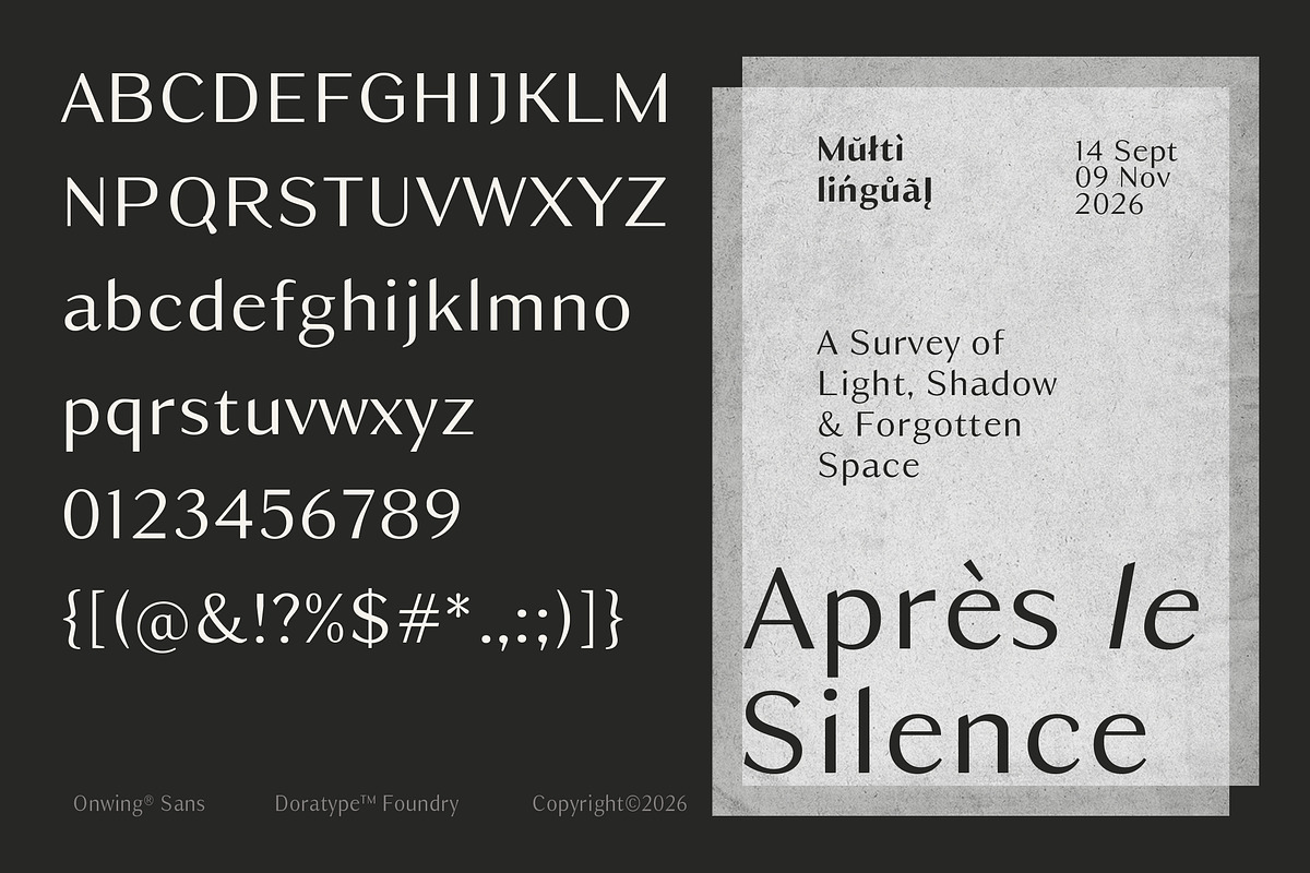 Owning Sans, a Sans Serif Font by Dora Typefoundry (Photo 10 of 10)