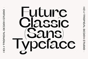 Future Classic Sans Typeface, a Sans Serif Font by Tropical Type (Thumbnail 1 of 11)