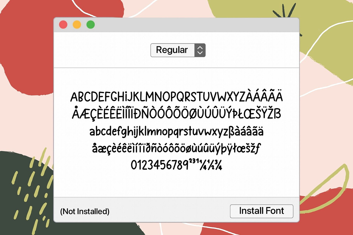 Special Memory is a handwritten font, a Handwritten Font by Brown Cupple (Photo 7 of 9)