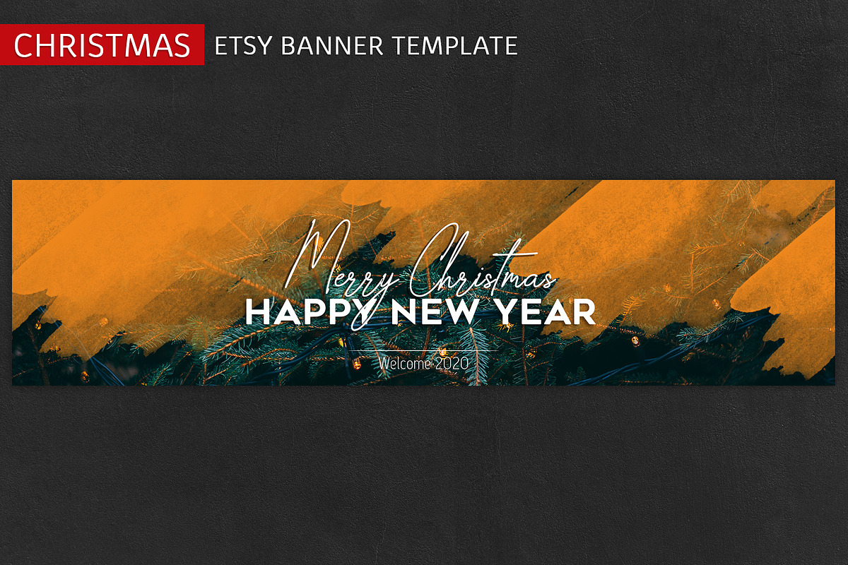 ETSY Christmas Banner Template, a Templates & Theme by illycreative (Photo 14 of 16)