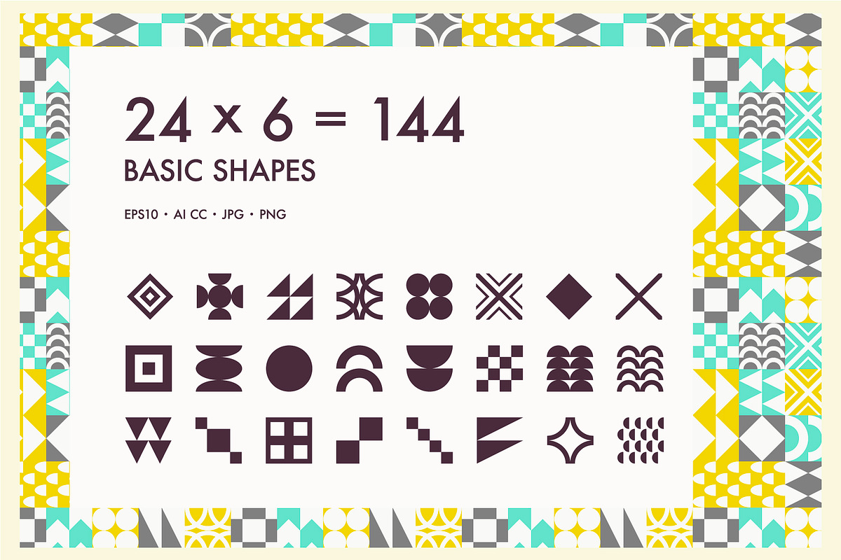 Catchy Geometric Pattern Collection, a Pattern Graphic by Minkina (Photo 5 of 5)